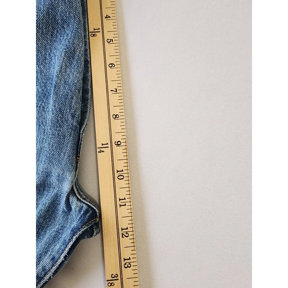 Levi's 501 Original Button Fly Jeans Men's W34 L30 Light Wash Straight Leg 100%